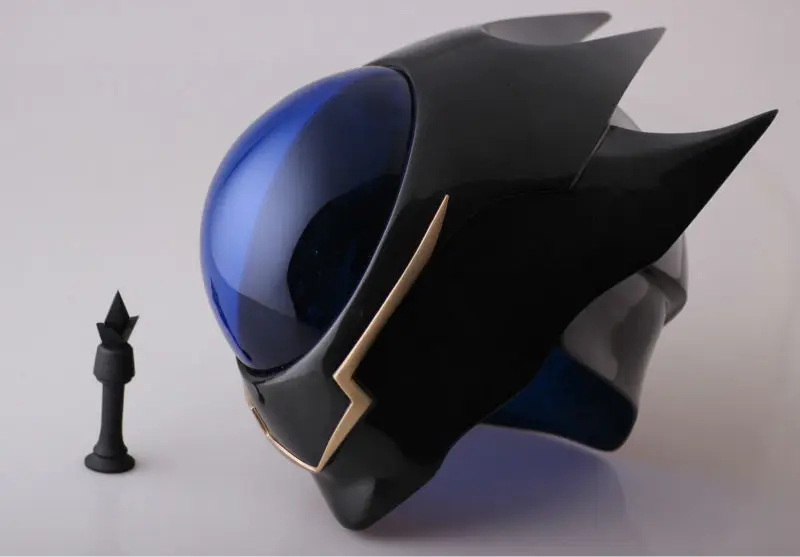 

Anime Helmet Code Geass Lelouch Zero Helmet Halloween PVC Mask Cosplay Props High Quality.