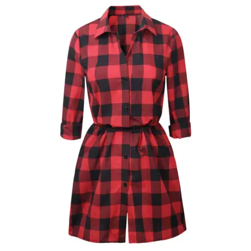 2017 hot womens plaid dress long sleeve casual women clothes redblack christmas women dress in dresses from womens clothing accessories on - Christmas Plaid Dress 2017 hot womens plaid dress long sleeve casual women clothes redblack christmas women dress in dresses from womens clothing accessories on - Christmas Plaid Dress