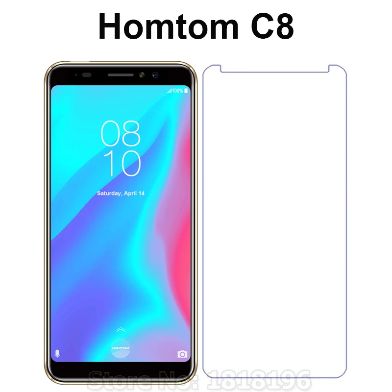 Закаленное стекло для HOMTOM C8 5," Стекло 9H HD защитная пленка для смартфона Защитная пленка для экрана для HOMTOM C8 чехол стеклянная крышка