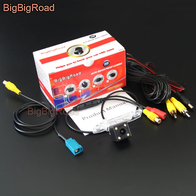 Камера заднего вида BigBigRoad для Volvo V70 XC70 2007 2008 2009 2010 2011 2012 2013|Камера авто| |