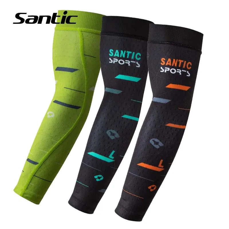 Santic Summer Anti UV Breathable Arm Sleeve Warmers Cover Cycling Arm