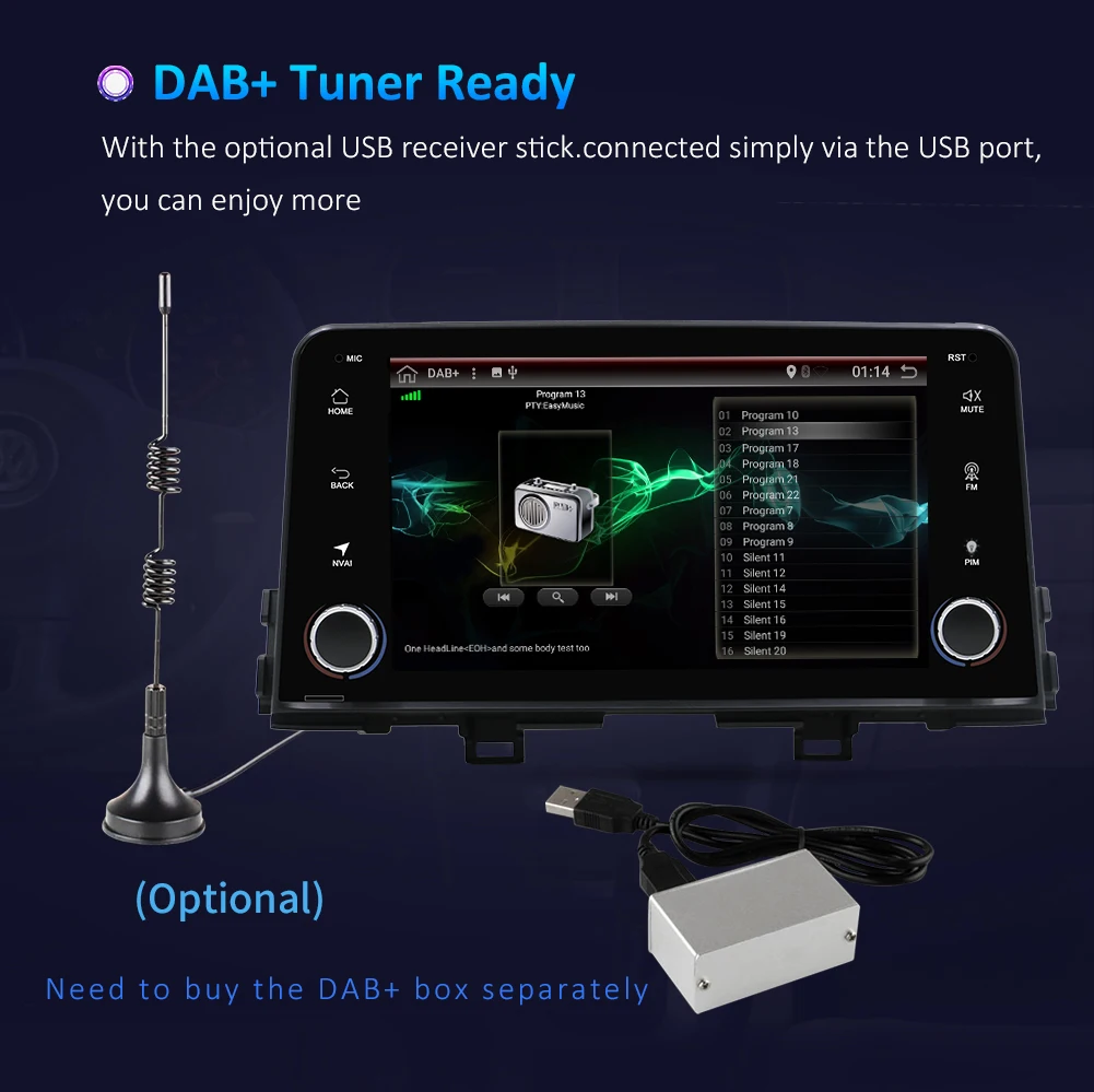 Best Car Multimedia Player Android 9.0 For kia Picanto 2017 2018 2din car radio gps navigation Bluetooth OBD DAB 4G Wifi SWC Map 20