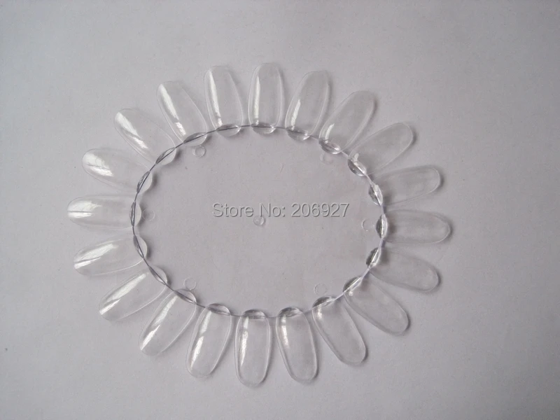 1pc NA-03 nail art Oval Shape Transparent Polish Tip Display Wheel design display | Красота и здоровье