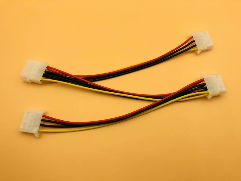 Новый 4Pin кабель питания один Molex папа на 3 порта IDE Женский блок сплиттер адаптер