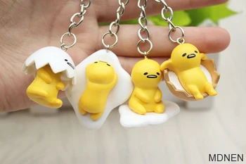 

5pcs/lot PVC Cute Funny Egg Keychain, Simulation Pendant Key Ring, Promotion Gift, Personality, creative gift