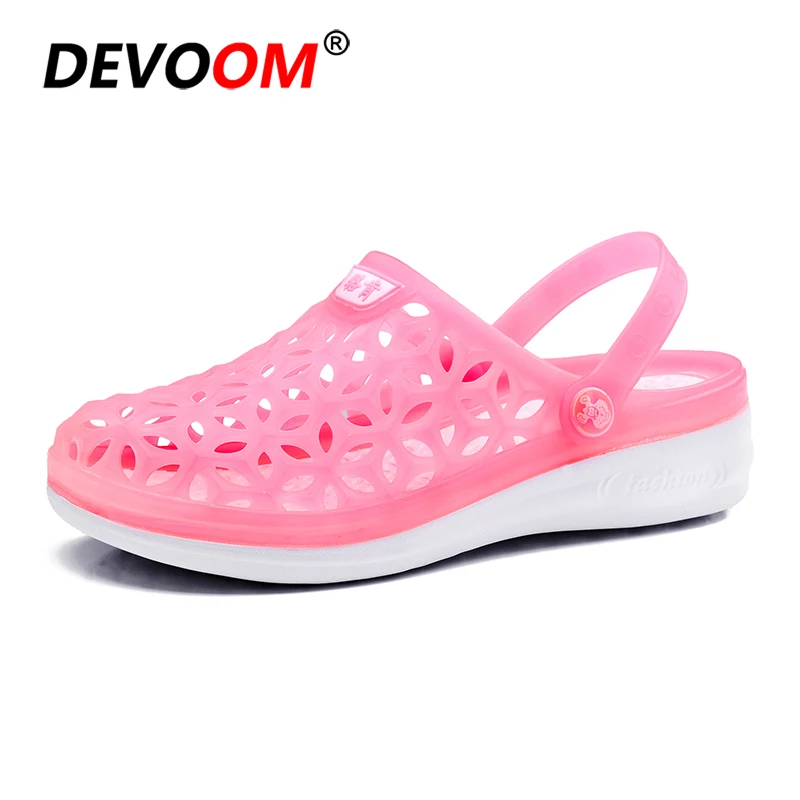 online Soft EVA Senhoras Solides Meninas Buracos Chinelo Mulheres Verão Sandálias Da Geléia de Praia Respirável Walking Buty Damskie Jardim Crocsn #41