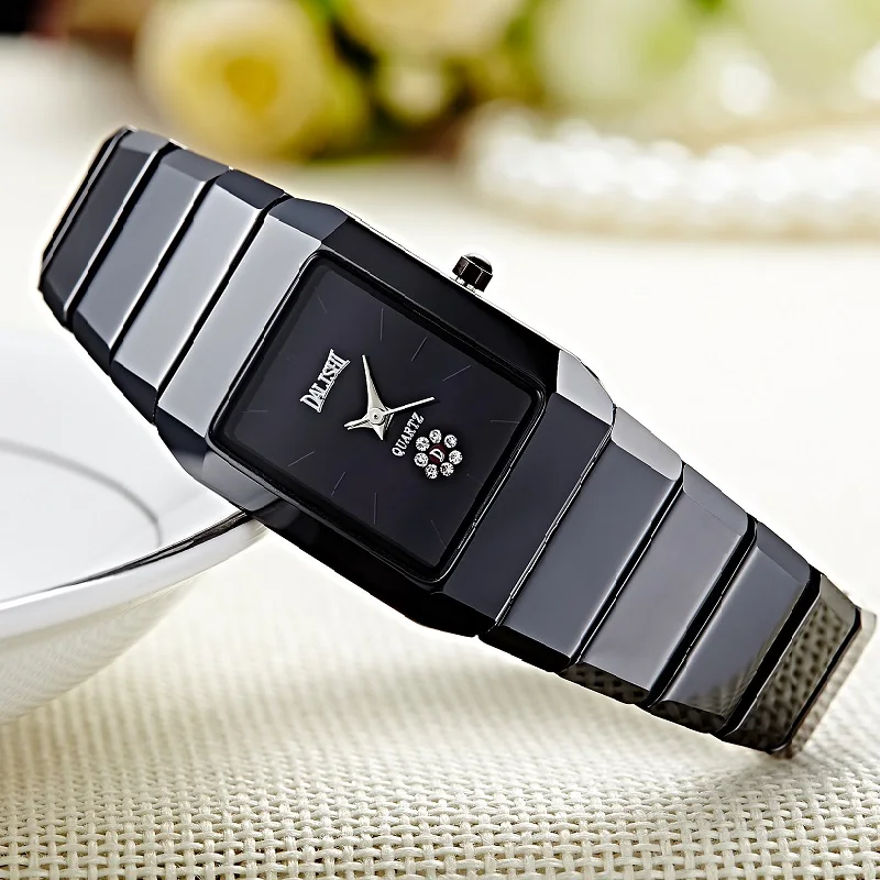 

DALISHI Top Brand Ceramic Ladies Charm Watch Fashion Casual Reloj Mujer Quartz Watches Fashion Black Girl Clock Montres Femme