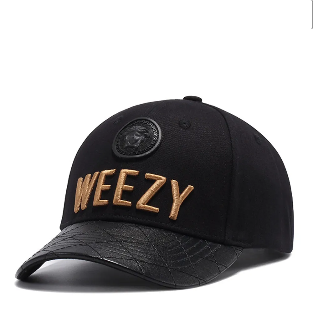 WUKE Weezy письмо Вышивка Спорт на открытом воздухе Кепки хип-хоп Casquette модные Бейсбол