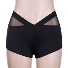 Быстросохнущие спортивные шорты для спортивного зала женские мини шорты для йоги дышащие женские фитнес Сексуальные сетчатые строчки спортивные шорты для тренировок