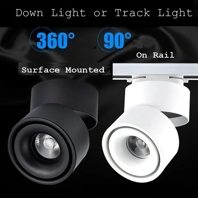10pcs Lot 15w 20w Cob Led Track Lighting Dimmable Warm Cool White 10pcs Lot 15w 20w Cob Led Track Lighting Dimmable Warm Cool White Rail Spot Lights