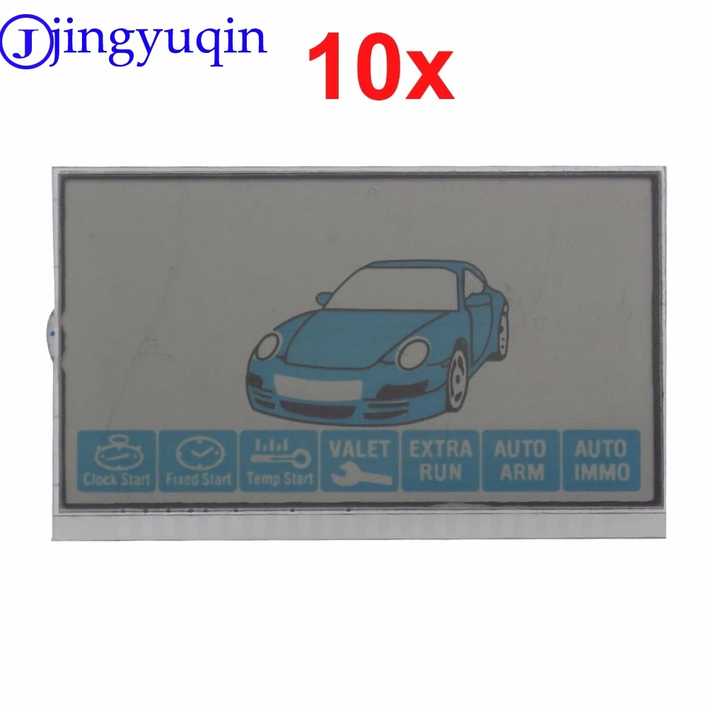 Jingyuqin 10ps B9 ЖК-дисплей для русской версии starline ЖК-пульт дистанционного управления |