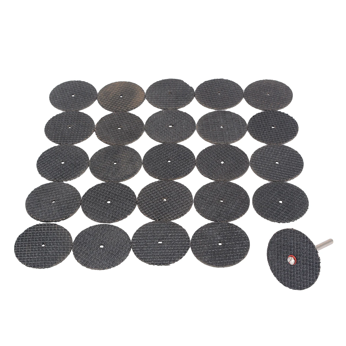 New 25pc 32mm Resin Cutting Wheel Cut-off Discs Kit 1pc Mandrel For Rotary Tool