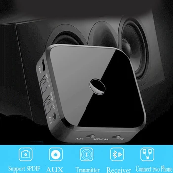 

TX16 Bluetooth4.1 Audio Fiber Transmitter Receiver 2 in 1 Bluetooth adapter 3.5mm Bluetooth transmitter and receiver