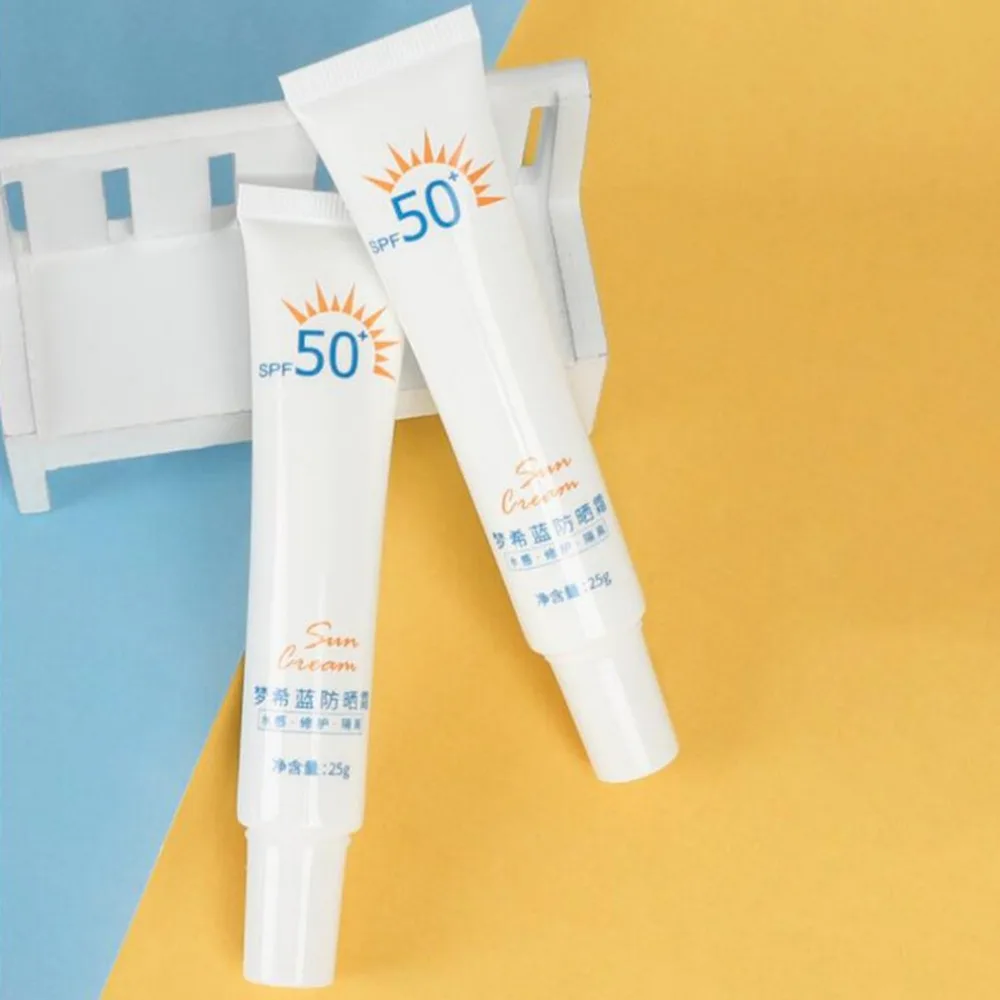 Online 25G Wajah Krim Tabir Surya Tidak Berminyak Bebas Minyak Mineral Tabir Surya Tahan Air SPF 50 Sun Perlindungan Anti Matahari DAY CREAM