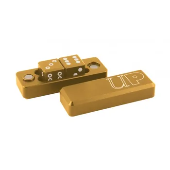 

7 Colors Gravity Dice Manual Polishing Solid Brass Dice KTV Club Bar Supplies Copper Alloy Drinking Dice