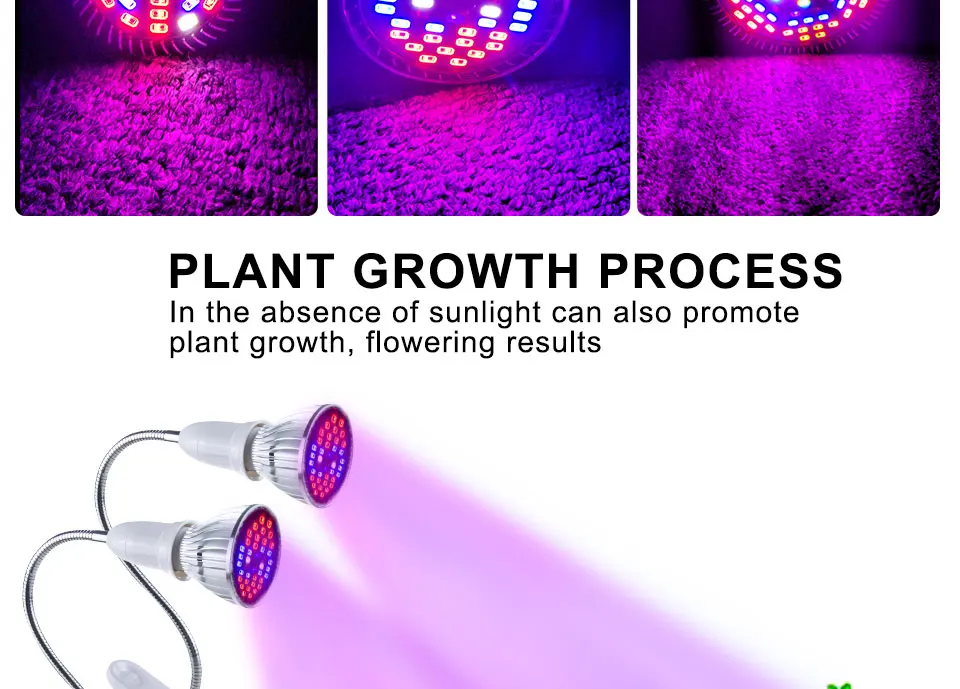 Plant Indoor Grow Lamp For Plants Flowers Seeds Hydroponics Lighting Garden Greenhouse (3)