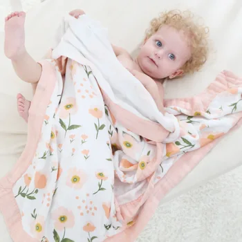 

Summitkids Baby Swaddles Bamboo Soft Cotton Gauze Bath Towel Baby Cover Towel Children Cover Newborn Blanket