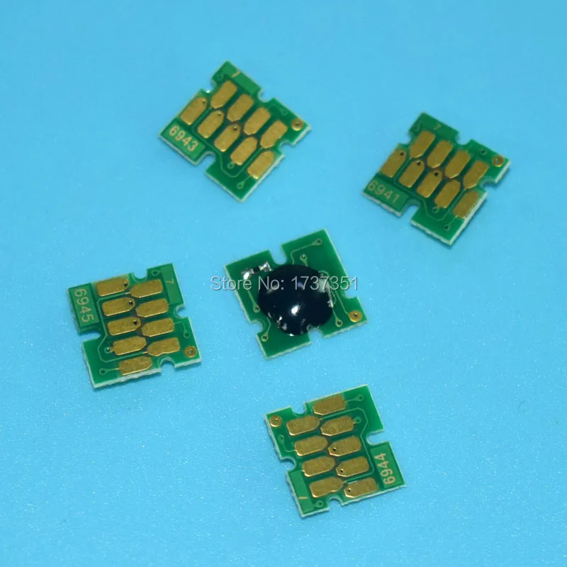 

5 Sets T6941 T6941-T6945 One Time Chip Compatible for Epson SureColor T5270 Printer Ink Cartridge