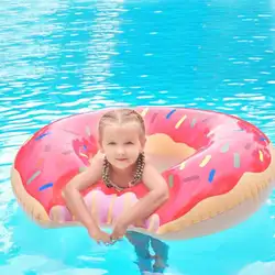 ПВХ надувной пончик плавательный круг Детский Взрослый спасательный буй для водных видов спорта