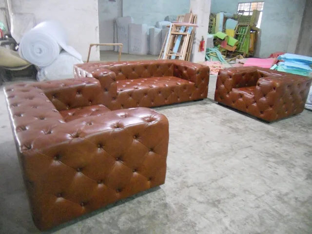Online Jixinge Ultra Strong Vip Sofa Oil Wax Full Leather Jixinge Ultra Strong Vip Sofa Oil Wax Full Leather Set Living Room 3 Seater Home Furniture