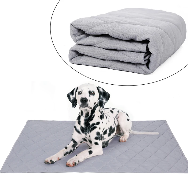 

Pet Cooling Blanket Cool Dog Cage Crate Mat Pad Summer Floor Mattress for Small Medium Big Animals Large Nylon Pet Bed Cushion