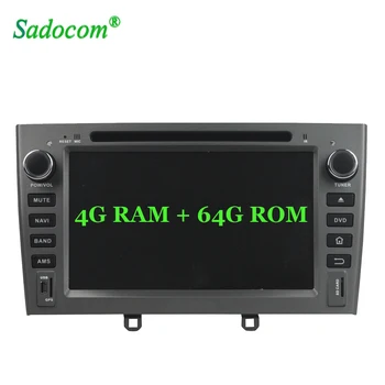 

TDA7851 Android 8.0 4G + 64GB 8Core Car DVD Player GPS Glonass map RDS Radio wifi LTE Bluetooth 4.0 For PEUGEOT PG 408 2007-2010
