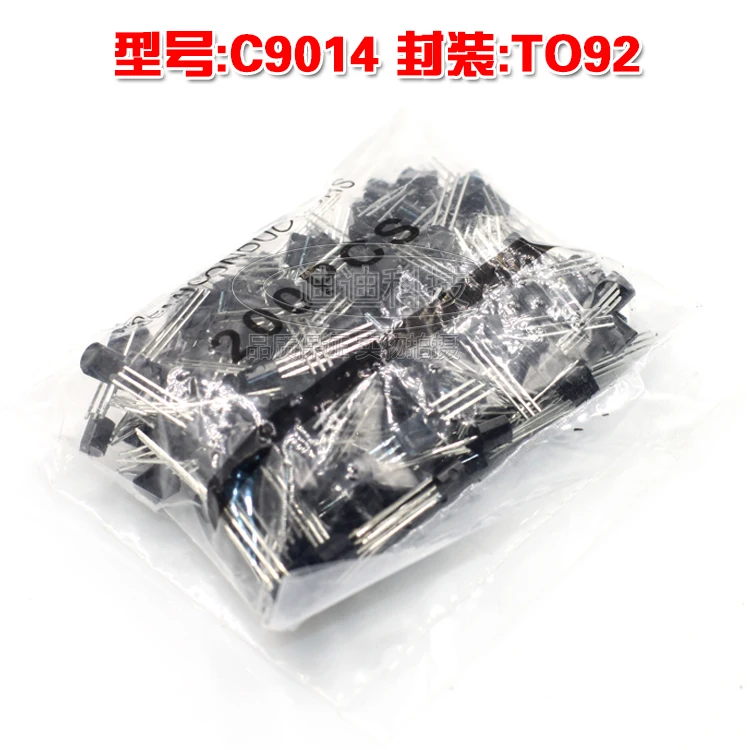 Новый силовой транзистор C9014 TO 92 NPN 50 в 0.1A S9014 TO92 прямой|output|output transistor |