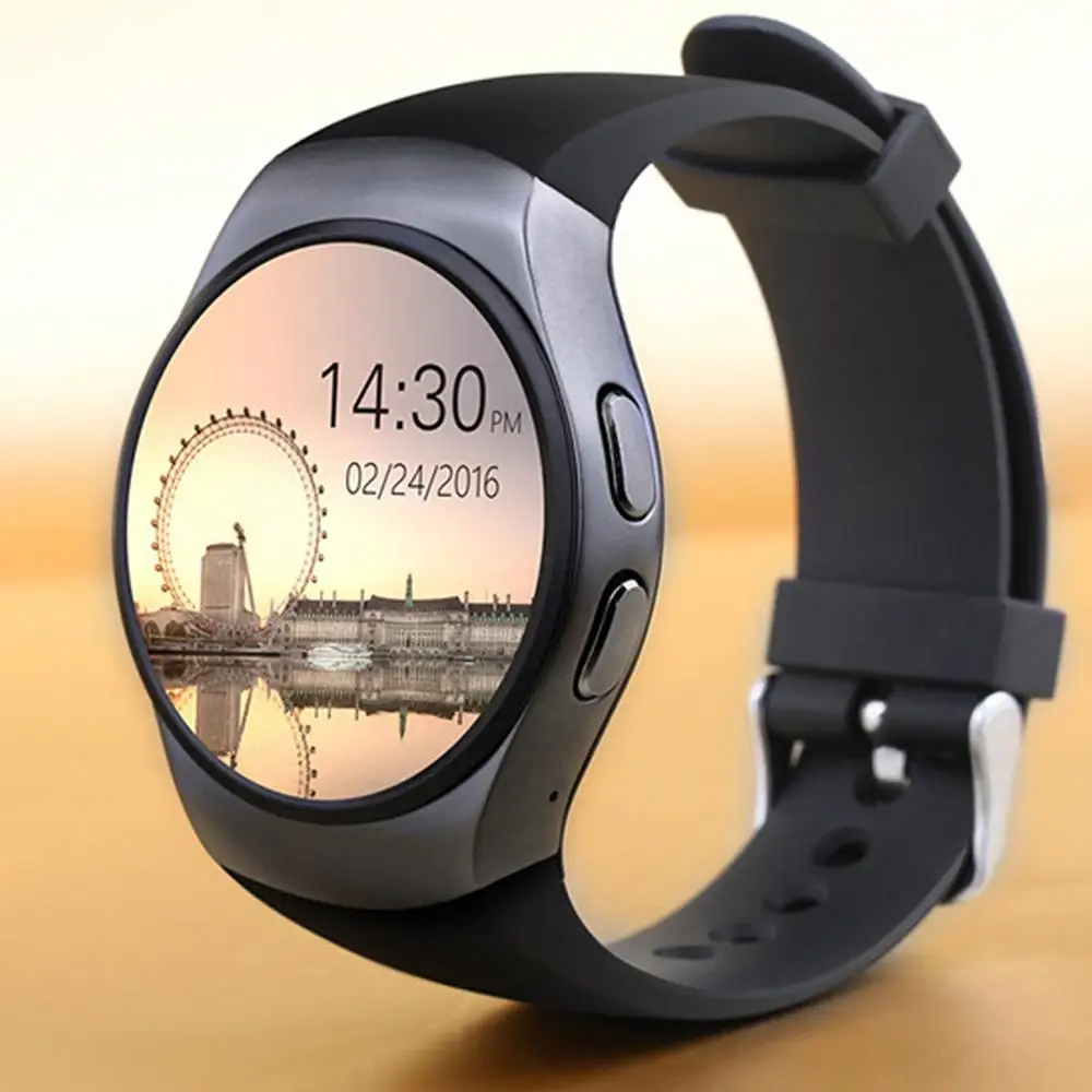 Умные часы KW18 с Bluetooth полноэкранным экраном поддержкой SIM карты TF смарт для