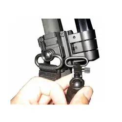 Горячая QD Heavy Duty Quick Release снимите кнопка антабка адаптер Пикатинни База соединительной стропой кольцо 43bp