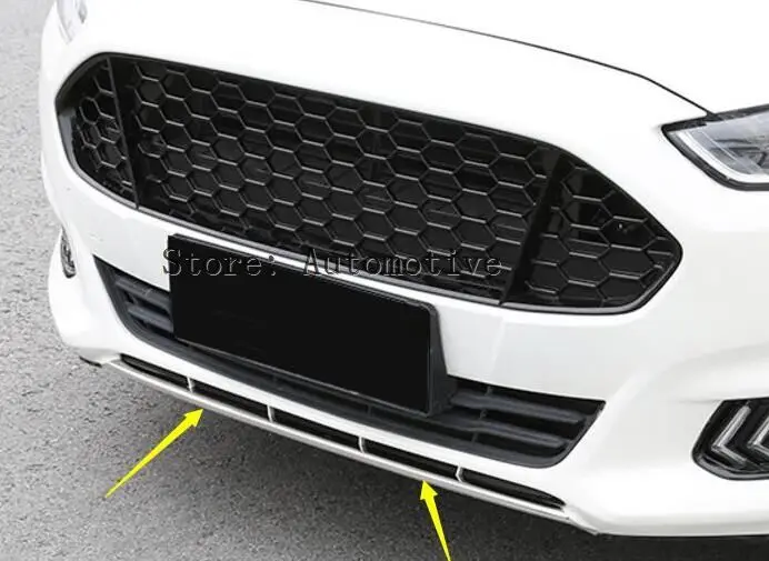 Для Ford Mondeo 2014 2015/Fusion 2014 2015 передний бампер Нижняя боковая крышка для губ Отделка 1 шт