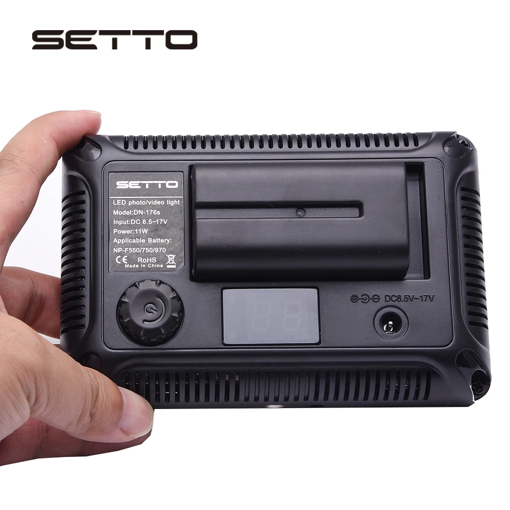  176 pcs LED Light for DSLR Camera Camcorder Continuous Light Battery and USB Charger Carry Case Pho - 32761116692
