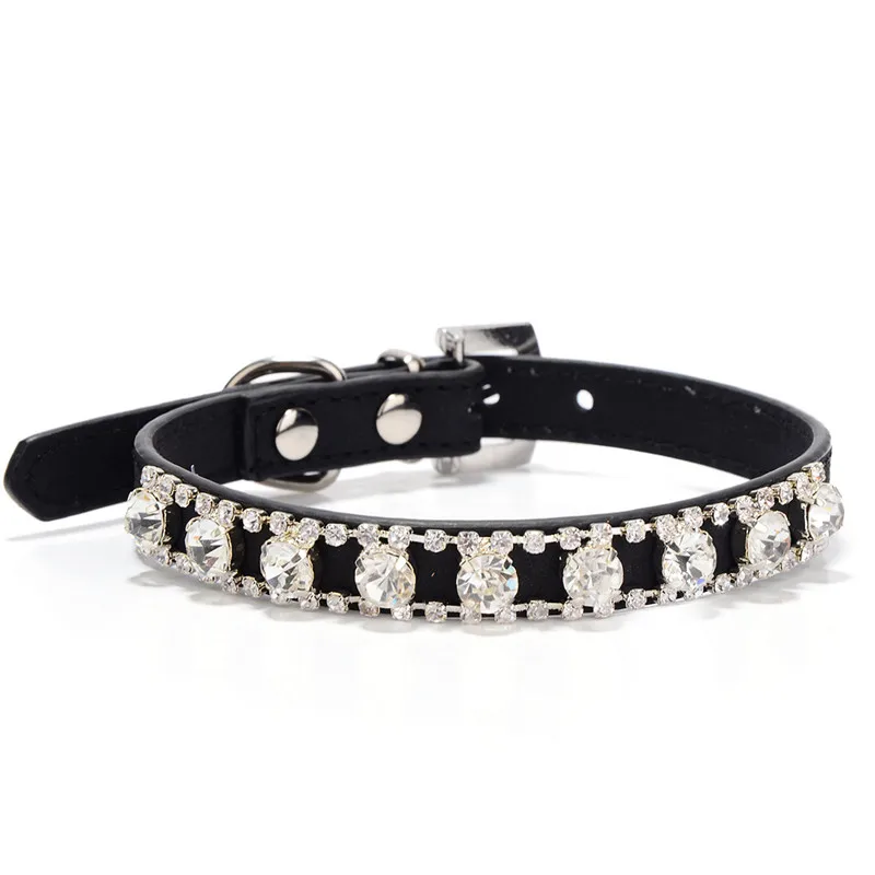 Traumdeutung Cats Collars Rhinestone Decorative Black Collar Necklace for Cats Kitten Pets Small Dog Collar collar para gato Traumdeutung Cats Collars Rhinestone Decorative Black Collar Necklace for Cats Kitten Pets Small Dog Collar collar para gato
