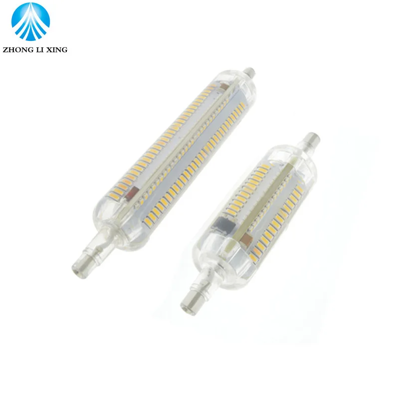 

New Silicone Waterproof COB R7S LED Lamp 10W 15W 78mm118mm LED R7S Light Bulb AC 220V Replace Halogen Light spot light r7s