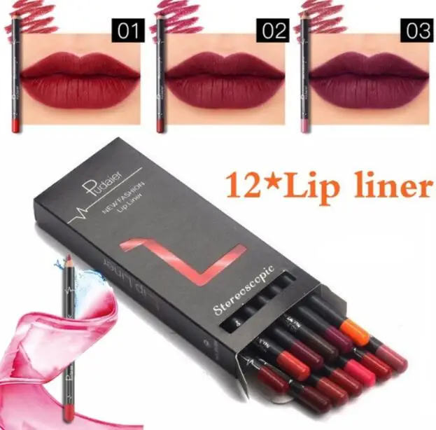 Best Offers 12pcs Makeup Matte Lip Pencil Cosmetic Kit Waterproof Long Lasting Matte Lip Contour Liner Pencil Beauty Makeup Tool Accessories Best Offers 12pcs Makeup Matte Lip Pencil Cosmetic Kit Waterproof Long Lasting Matte Lip Contour Liner Pencil Beauty Makeup Tool Accessories