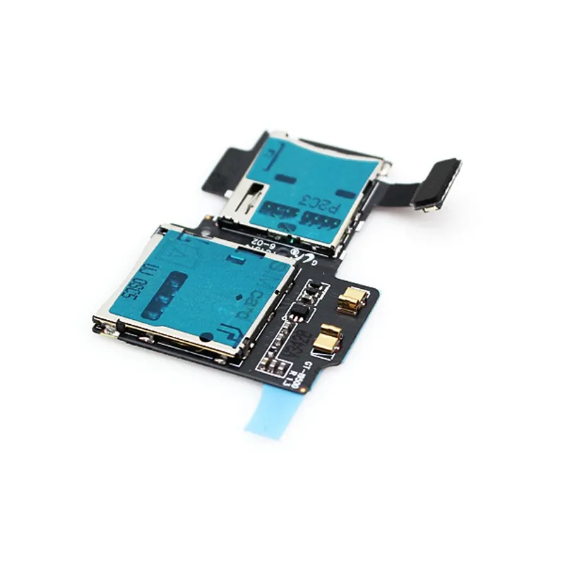 Новинка для samsung S4 Mini S3 9500 i9505 i337 Sim держатель для карт Micro разъем Слот Лоток гибкий кабель SD памяти Замена Ремонт Запчасти