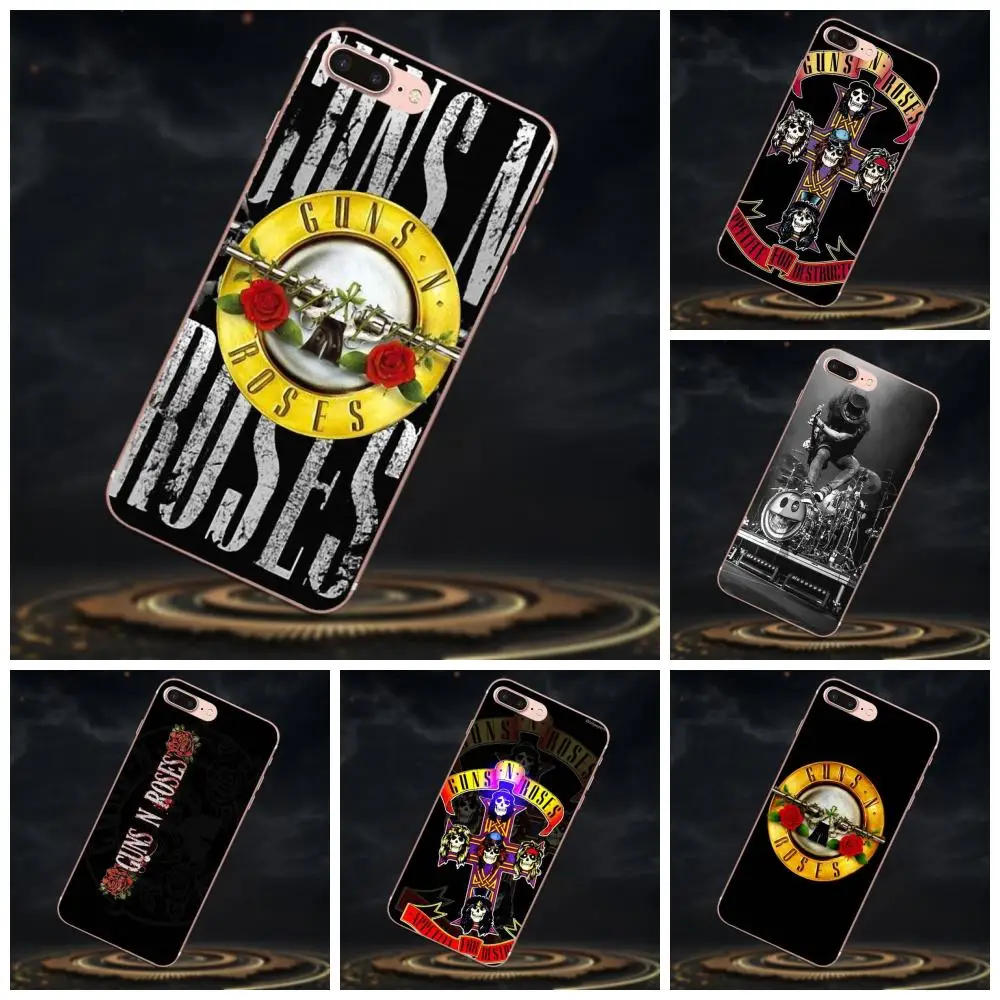 Unique For Huawei Honor 4C 5A 5C 5X 6 6C 6A 6X 7 7X 8 9 V8 V10 Y3II Y5II Y6II G8 P7 Play Lite Guns N Roses Retro Slash Wooden | Мобильные