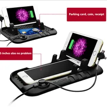 USB навигации автомобиля магнит силикагелем-коврик стайлинга автомобилей для dacia ключ Logan Duster Sandero lodgy Sandero аксессуары