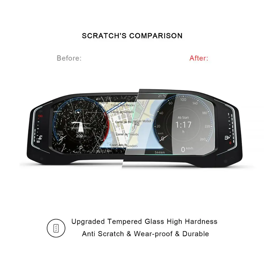 Экран ruiya протектор 2019 Volkswagen Tiguan Active Info дисплей 10 25 дюймовый ЖК экран приборной