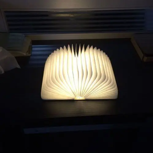 

2018 LED Book Lamp Portable USB Rechargeable Wooden Book light Desk Lamp USB Rechargeable Folding Book Reading Night Light
