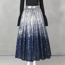 Новинка весны с индивидуальным градиентом марля юбка небо блесток подружки невесты праздник