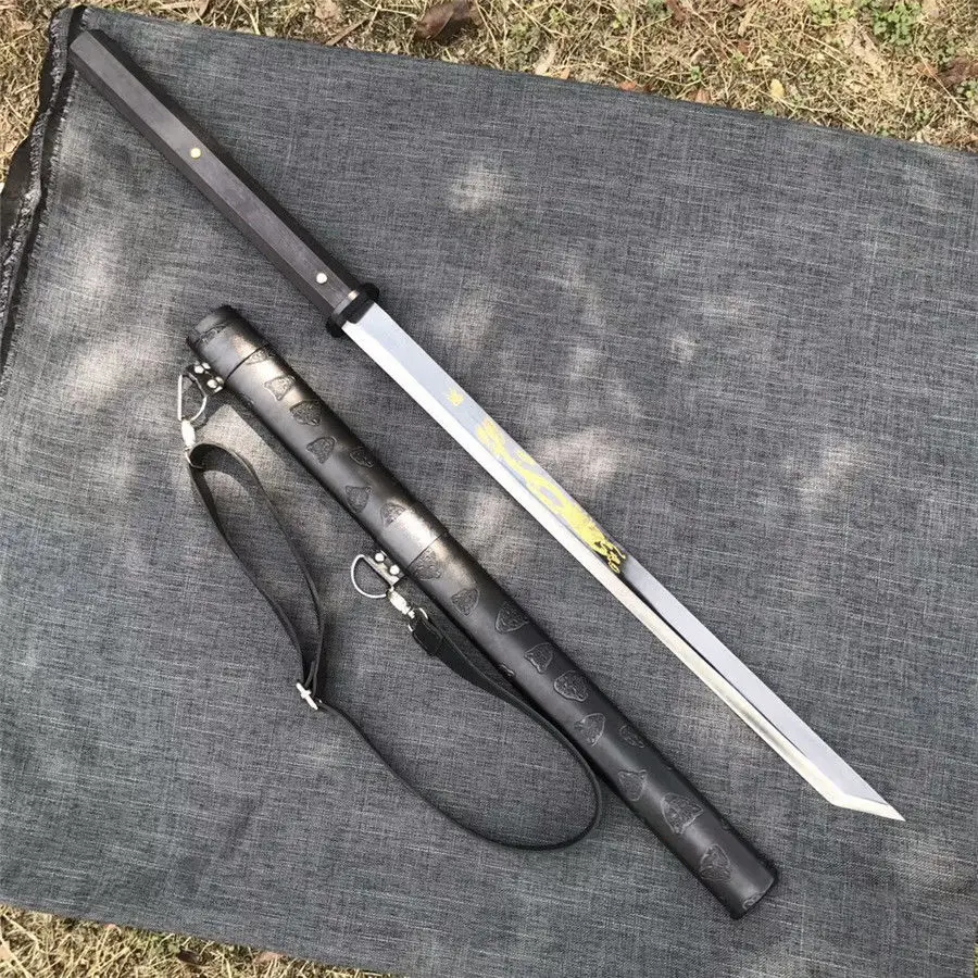 Высококачественный боевой меч Dao Katana заточенный 1095 лезвие из высокоуглеродистой