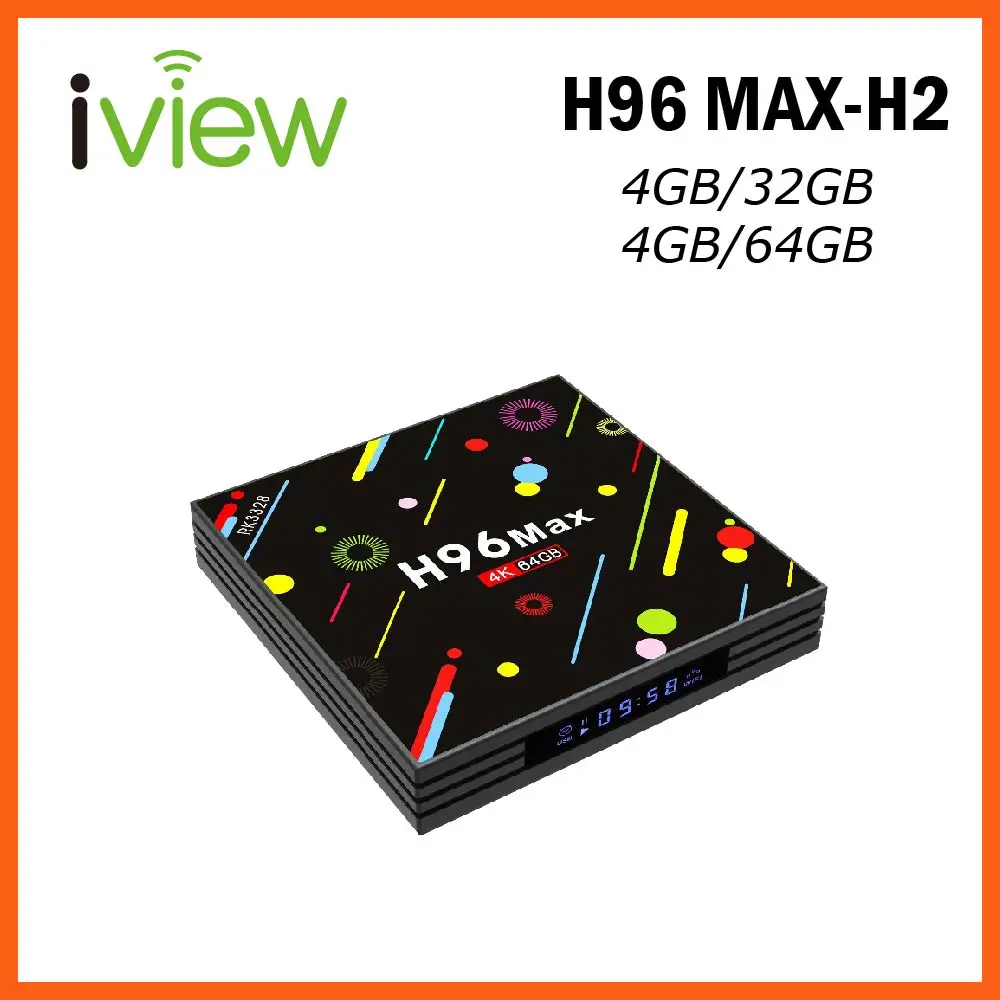 

Android 7.1 TV Box RK3328 4G RAM 32G/64G ROM 2.4G/5G WIFI Bluetooth H.265 4K Smart IPTV Box H96 MAX-H2