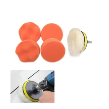 7 шт. 3 дюйма набор полировальных подушек полировка восковой подушечки набор инструментов для полировки Авто Чистка автомобиля уход за краской дропшиппинг