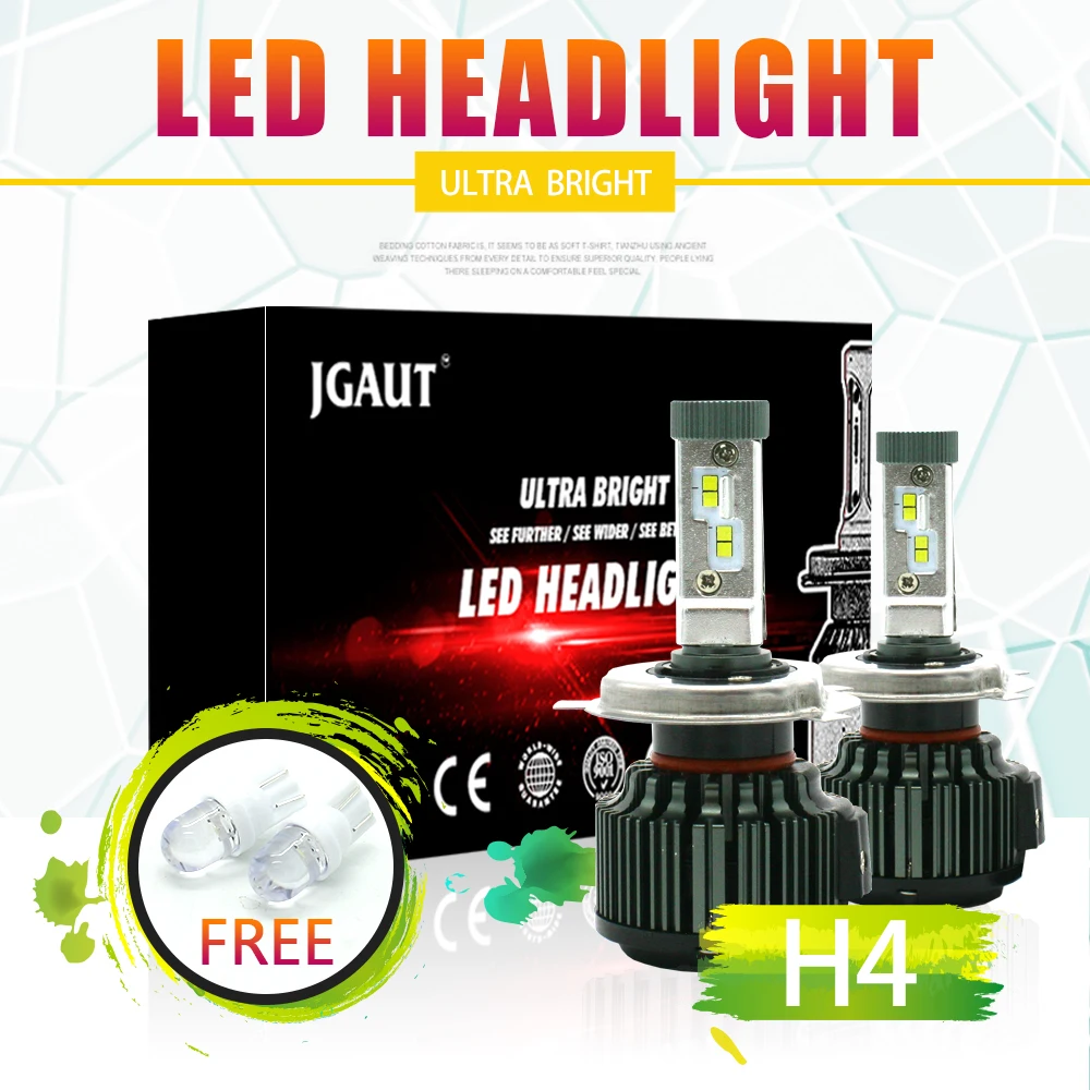 

LOAUT H4 CSP LED Headlight Hi-Lo Beam 8000LM 70W 24V Fog Light T2 Fog Driving Lights Bulb car-style KIT Front Bulb Automobiles