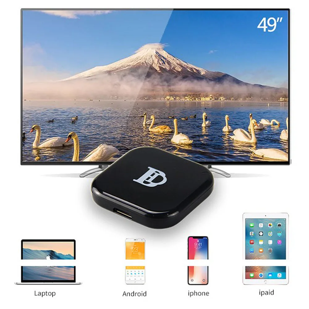 Новый беспроводной wifi Зеркало Ссылка коробка HDMI ключ для iOS Android телефон
