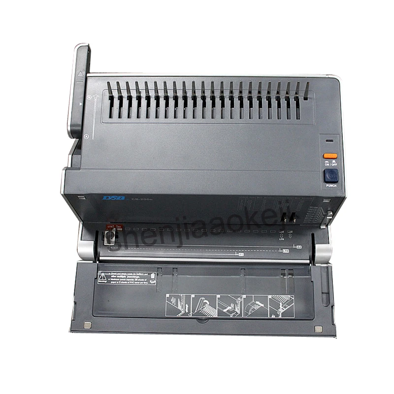 21 ثقوب الكهربائية اللكم machinerubber مشبك حلقي العطاء الوثائق A4 حجم الكهربائية ماكينة تجليد CB-200E 1 قطعة