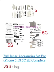 10 пакетов/лот полный внутренний набор аксессуаров для iPhone 6 S 6 S Plus 6SP 6 S+ полный небольшой металлический крепежный держатель внутренние части