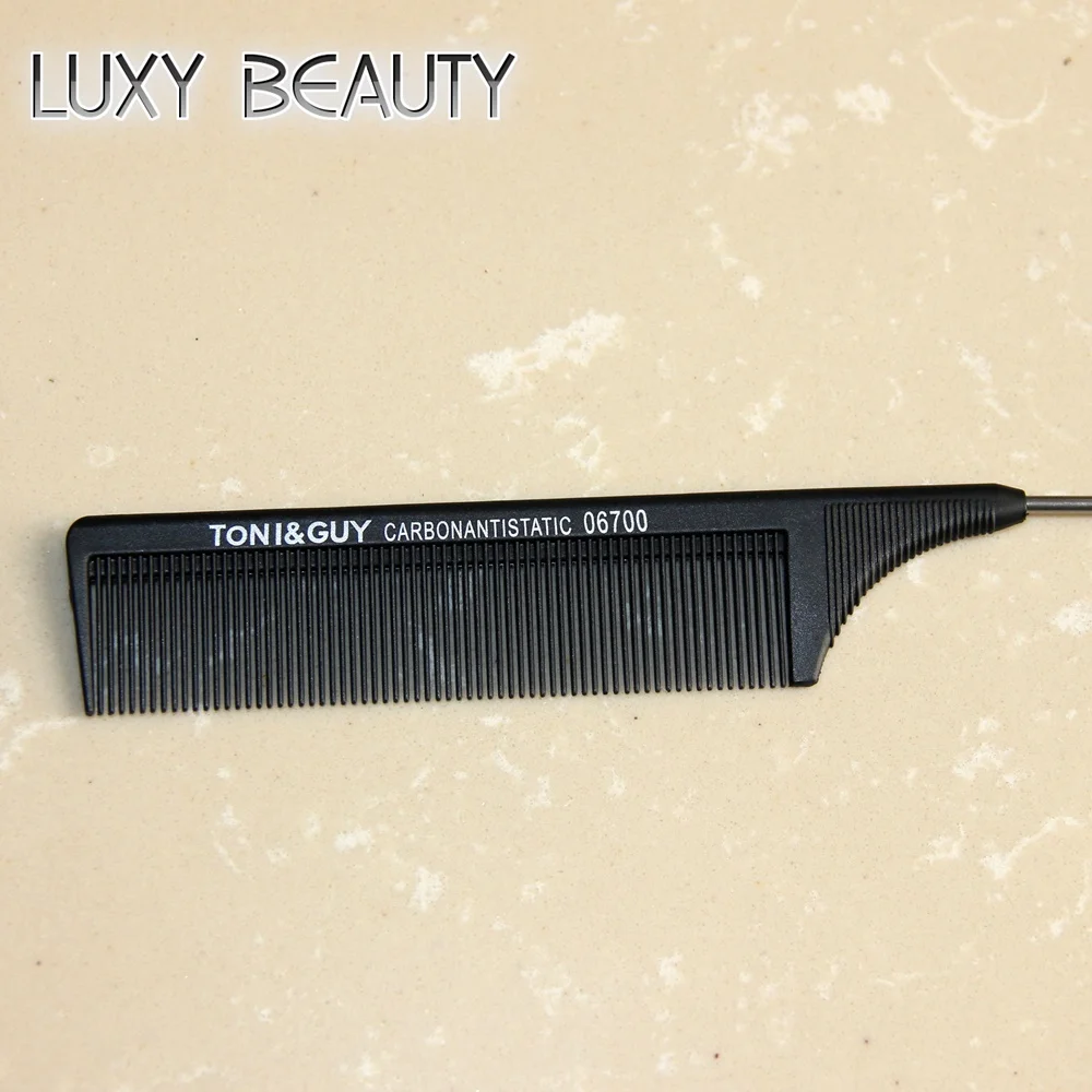 Pente de Cabelo da Cauda do Metal Resistente ao Calor Profissionais do Cabeleireiro do Salão de Beleza para o Estilo do Cabelo Escova de Cabelo Escova Pentes Extensão Peruca - 4 de metal pente resistente ao calor pente
