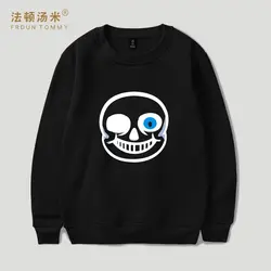 Frdun Tommy игры Undertale Sans Толстовка женский, черный в аниме Папирус черепа брат зимние теплые мужские Толстовки кофты 4xl