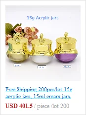 Бесплатная доставка 30 г 50 г матовый Стекло Крем Jar крема для век и помада, старший крем бутылка 500 шт./лот